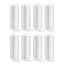 8 PCS White