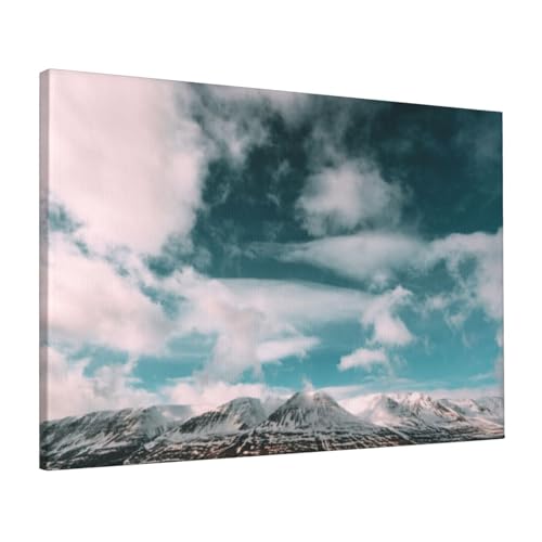 Affiches d'œuvre d'art modernes paysage enneigé de qualité supérieure