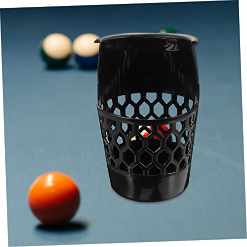 Besportble Billiards Basket Plastic To Go Containers Sportster Accessories Plastic Storage Rack Side Pockets Billiards Billiard Net Container Plastic Net Bag Pool Table Side Basket Black #TOP2