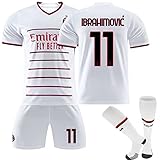 Package includes: Footboll jersey for children and adults. Set includes: 1 x jersey, 1 x shorts, 1 x socks Note: We strongly recommend that you measure your body size first, then refer to our size chart before ordering, if you like a looser fit, you can buy 1-2 sizes up.