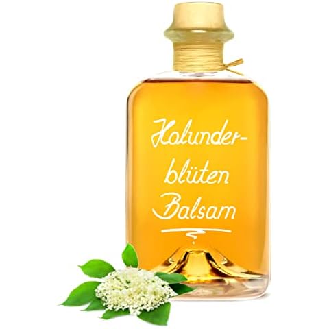 Holunderblüten Balsam Essig - Spezialität 0,5L mit herrlicher Holundernote 5% Säure vegan glutenfrei laktosefrei Holunder Blüten Cover