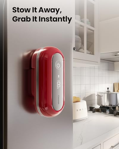 Ouvre-boîte électrique rétro rouge Canslab pour cuisine - 3