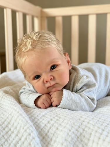 Muñeco Reborn Bebé Realista Vinilo Cuerpo Completo 18 Pulgadas miniatura 4