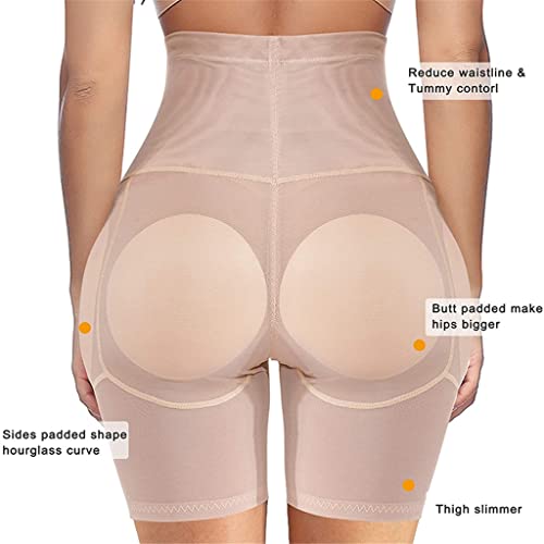Gaine amincissante taille haute avec rembourrage amovible pour hanches et fesses - 4