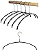 Produktbild Hagspiel 10 Stk. Kleiderbügel aus Metall,rutschhemmend beschichtet, schwarz für Kinder, Jugendliche und Damen Länge 36 cm