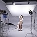 LOMTAP C Stand Light Stand Stainless Metal Photography Kit - Heavy Duty 10.8ft/330cm Vertical Pole, 4.2ft/128cm Boom Arm, Adjustable Base, Water Sandbag, 2 Grip Heads, 3 Clips for Softbox, Reflector
