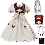 Hanako Kun Cosplay Costume With Hat Girls Yashiro Cosplay Costume Dress Halloween Cosplay With Wig (Nene wig, M)