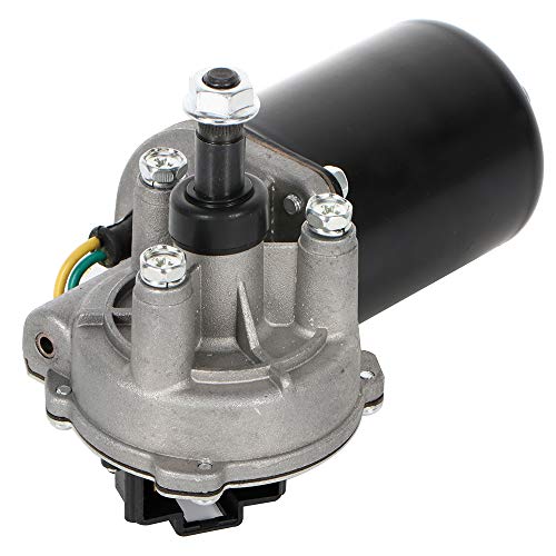 Image of cciyu Front Windshield Wiper Motor Compatible with 1998 For Dodge For B1500 Replace 55155046AD,55155046AE,WPM3009 4 Pin Wiper Motor