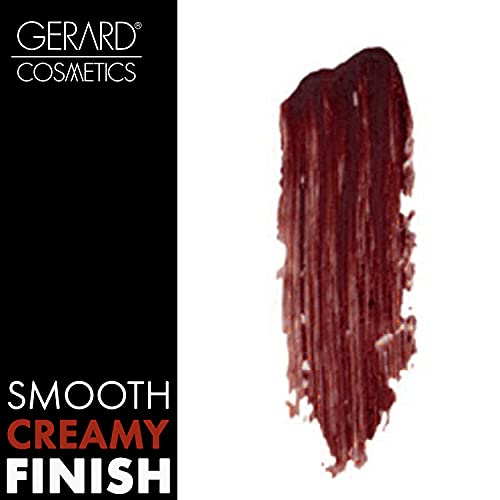 Gerard Cosmetics Lipstick - Creamy And Buttery Formula Creates Flawless Looking Pout - Envelops Lips In Rich, Pigmented Color - Smooth, Satin Finish - Will Not Dry Lips Out - Cherry Cordial - 0.14 Oz #TOP2
