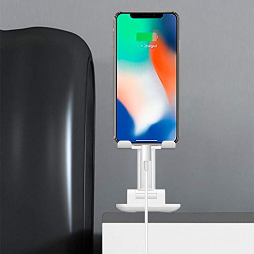 Suporte de celular ajustável para celular UKCOCO suporte de mesa portátil dobrável compatível com iP