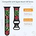 Wepro for Apple Watch Bands for Women 40mm 41mm 38mm 44mm 45mm 46mm 49mm 42mm for iWatch Bands SE 3 2 Series 11 10 9 8 7 6 5 4 3 2 Ultra 3D Floral Engraved Rose Silicone Band Cute Embossed Strap Black