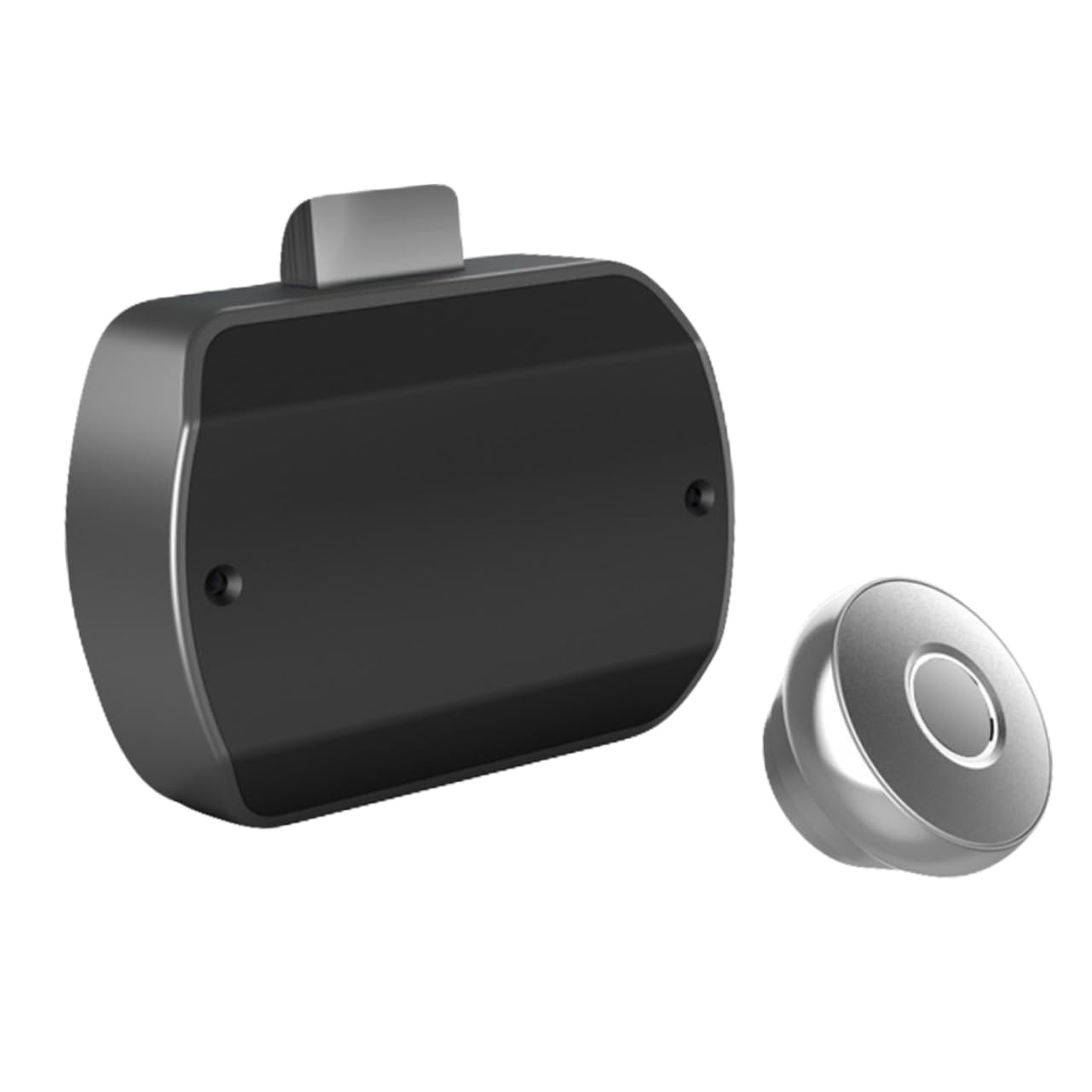 Uonlytech Serrure Connectée à Empreinte Digitale pour Tiroir Panneau Alliage D'aluminium et Corps Abs, Déverrouillage Sécurisé USB pour Bureau et Maison