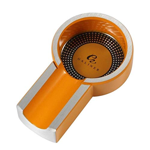 Preisvergleich Produktbild Kreativer Aschenbecher N Galiner Mini Smoking Cohiba Zigarre Aschenbecher Metalltasche Zigarette Zigarre Aschenbecher Reise Aschenbecher Zigarren Zubehör Für Cohiba, Galiner Gelb