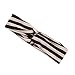 FEITONG(TM) 2015 New Baby Girls Elastic Stripe Cross Cute Beautiful Headband Baby Hair Accessories (Black)