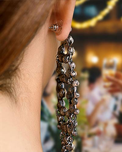 Most Secure Earring Back By Chrysmela Platinum Patented Technology Automatically Fit And Lock All Types Of Earring Posts Replace Screw Backs, La Pousset, Butterfly Backs #TOP3