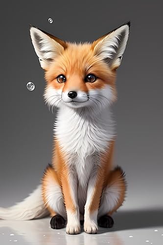 Kits Loisirs Créatifs Adultes, Diamond Painting Renard pour salon