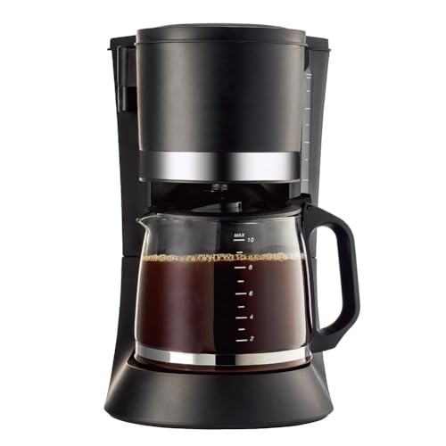 Cafetera eléctrica con jarra de vidrio 1.2 L