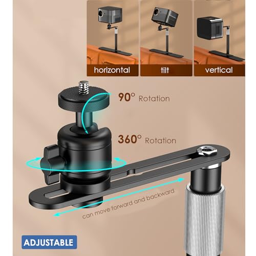 Projector Stand, Bedside Sofa Stand, Projector Tripod Stand, Adjustable Height 9 to 16 Inch - Image 4