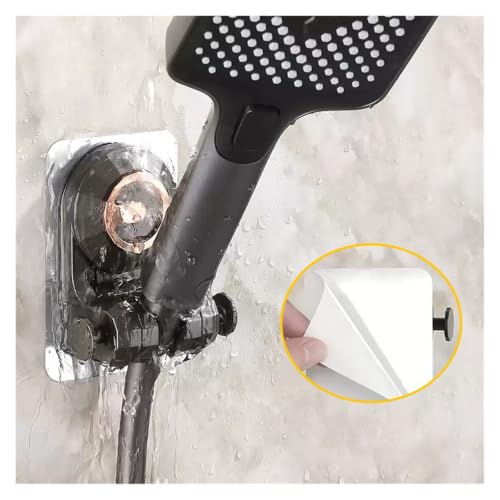 Support de pomme de douche réglable gris idéal pour douche d'enfants