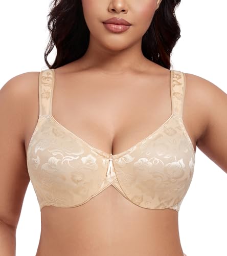 Lemorosy Reggiseno Minimizer Donna 5D Beige