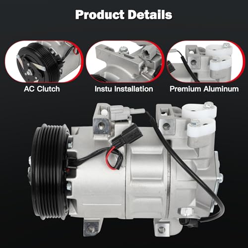 Image of CCIYU AC Compressor w /Clutch for Nissan for Altima 3.5L 2016-2018