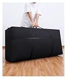 AKDJGFP Umzugskartons 1 x Schwarze Umzugstasche aus Oxford-Stoff, Gepäckaufbewahrungstasche, geeignet for die Aufbewahrung zu Hause und for Umzugsverpackungen auf Reisen(XXL)