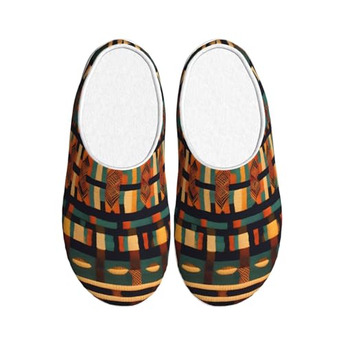 Pantoufles d'hiver EdWal chaussons chauds en peluche antidérapants homme femme