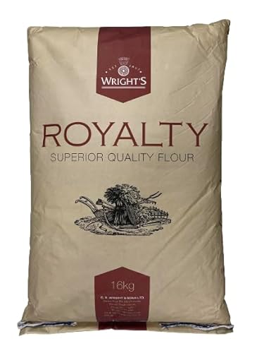 Wright's | Royalty Flour 16kg | A premium grade white baker’s flour | for bread making purpose | suitable for the production of pizza bases and other fermented products