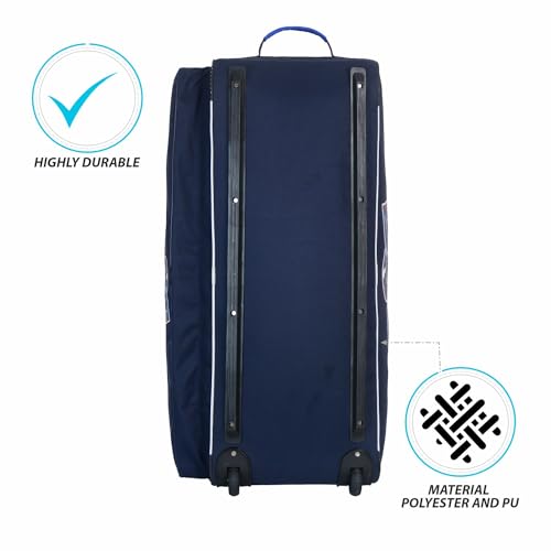 Image of DSC Intense Shoc Cricket Kit Bag with Wheels - Large Capacity Sports Equipment Travel Bag for Players