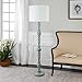 Martin Richard Fangio Lighting's 6297ABLU 61in Sky Blue Resin Floor Lamp with Decorator Shade