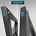 AxcessAbles Studio Monitor Speaker Stands Pair. 80lb Capacity per Stand. Adjustable Height 26