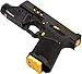 NDZ Performance Magazine Base Plate for Glock 17 19 19X 22 23 24 26 27 31 32 33 34 35 37 38 39 45 Gen 1/2/3/4 in 9mm .40 Cal, Textured Anodized Aluminum with Aspis Cut Design - Red