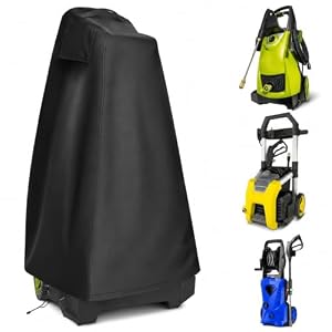 Pressure Washer Cover for Makita HW131 2013-Present, Water-Resistant Oxford Fabric with Drawstring Hem, Helps Keep Dust, Dirt & Debris Away During Storage
