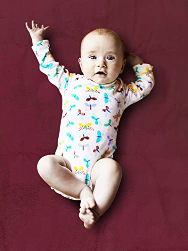 Image of BIANCA Soft Bamboo Baby Dry Sheet, Waterproof Breathable Anti Bacterial Mattress Protector -1pc Large (smartdry) Solid-Maroon