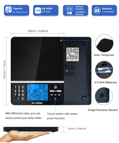 Ataller Bilancia alimentare nutrizionale, bilancia...