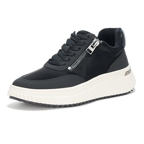 DKNY Women's Laurence Lace Up Sneaker with Side Zipper