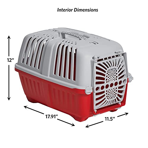 Midwest Spree Travel Pet Carrier | Hard-Sided Pet Kennel Ideal For Toy Dog Breeds, Small Cats & Small Animals | Dog Carrier Measures 19.1L X 12.5 W X 13H - Inches | Great For Short Trips To The Vet #TOP3