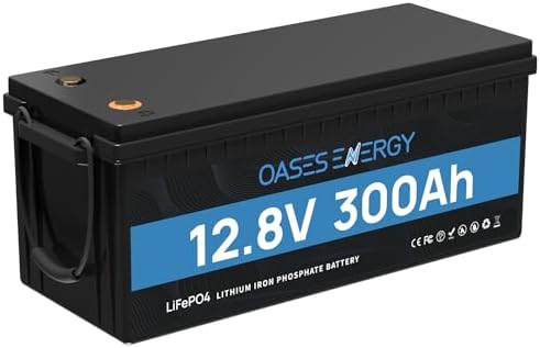 LiFePO4 300Ah 12V Batterie - 3840Wh Lithium Akku Mit BMS Für Solar & Wohnmobil
