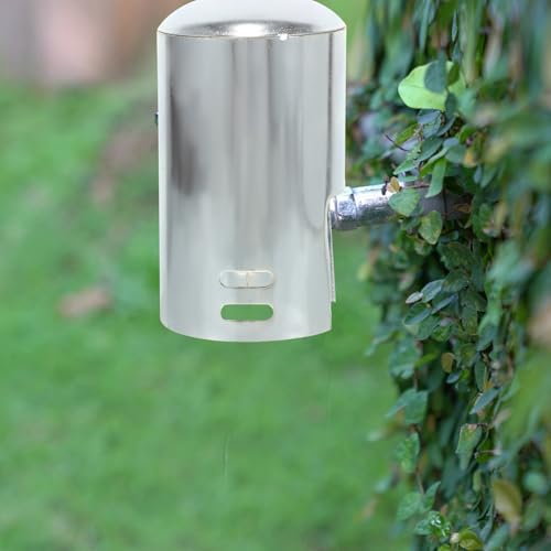 Couvercle de robinet extérieur en fer argenté robuste pour protéger l'eau du gel - 6