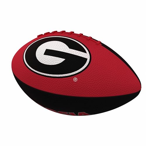 Logo Brands Georgia Pinwheel Logo Junior Size Rubber Football