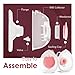 Nenesupply Handsfree Wearable Collection Cups Breastmilk Compatible with Baby Buddha Momcozy V1 V2 Breast Pumps. 24mm Silicone Flanges Replacement Pump Parts Accessories 19mm 21mm Inserts
