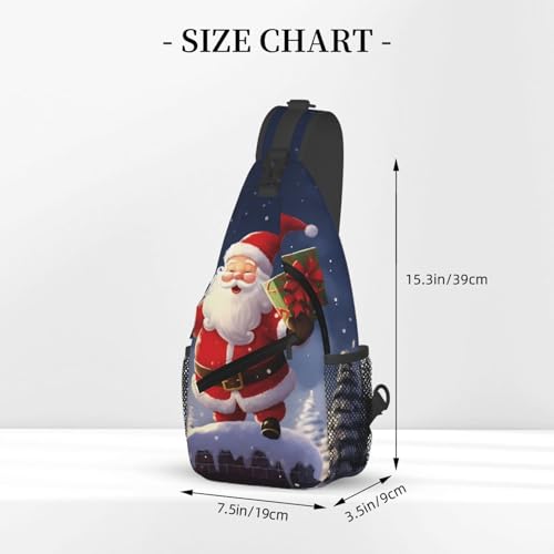Bolso tipo sling unisex negro con diseño cartoon miniatura 2