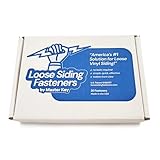 The fasteners are simple, quick, and effective, requiring no tools to install. Simply slide the fastener in place and fold the fastener over the top of the siding. They are made of pliable, rust-resistant aluminum, making them easy to work with. Once...