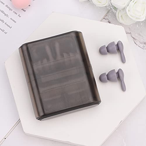 Zwemmen oordopjes, 2 paar verschillende maten waterdichte herbruikbare zachte siliconen oordopjes, geweldig voor zwemmen, zwembad, douchen snorkelen, surfen, watersport, slaapconcerten, werk, vliegtuig ruisonderdrukking (Grijs) - Image 7