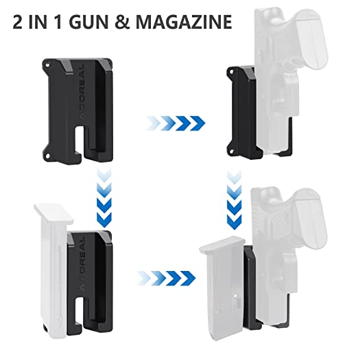 Adoreal Magnetic Gun Mount, Hole Free Gun Holster For Home Or Office, Side Magazine Magnetic Suction Concealed Gun Magnet For Pistol In Wall, Desk #TOP2