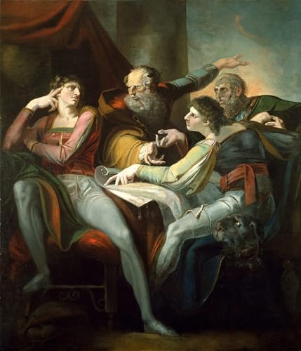 Toile Henry Fuseli Décoration Salon Peinture Moderne Inspirante 60x90cm