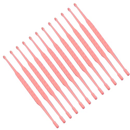 12Pcs Disposable Ear Pick Earwax Removal Plastic Ear Clean Tool Curette Spoon Cleaner For Personal Care Personal Cleaning 9X0.4X0.4Cm #TOP2