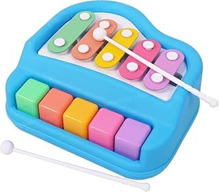 أكسيليفون موسيقي وبيانو صغير للأطفال – من Next Store – مجموعة أدوات موسيقية ملونة – تعزز الإبداع ومهارات الموسيقى – هدية مثالية للأطفال
