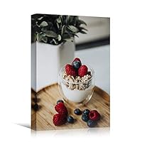 Canvas Wall Art Dessert Farmhouse/Country Food Fun Kitchen Multicolor Photography Spices - 12x18 inches
