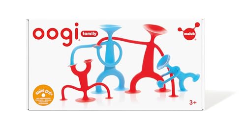 Fat Brain Toys Oogi Family by MOLUK - Red, Blue - Open-Ended Fidget Toys, Kids & Teens